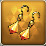 紅蓮のイヤリング