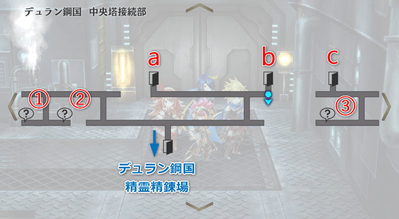 デュラン鋼国中央接続部MAP1