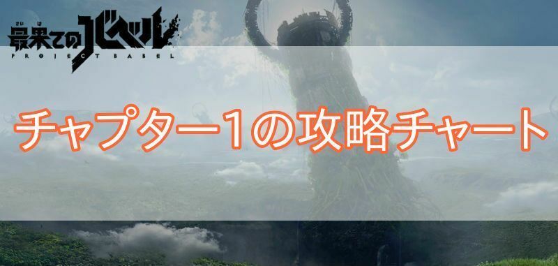 チャプター1の攻略チャート