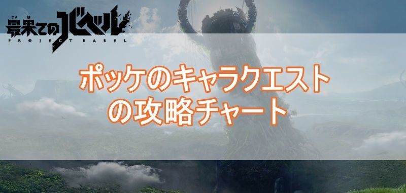 ポッケキャラクスエストバナー