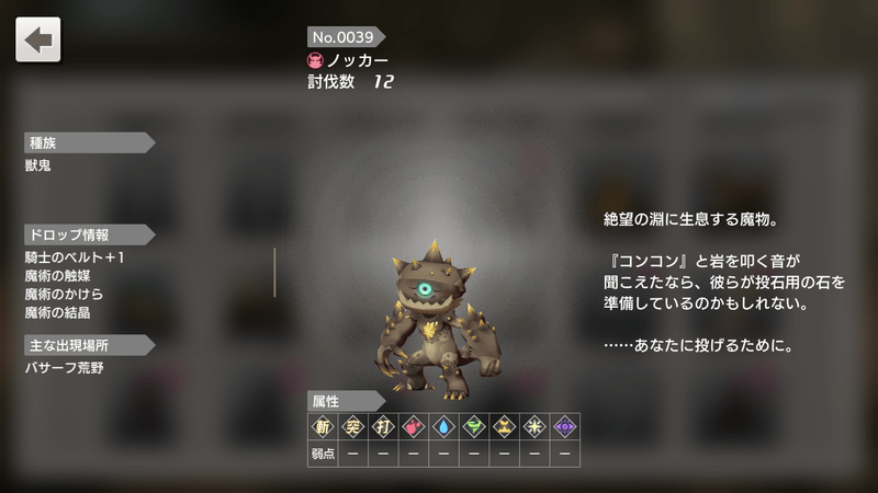 ノッカーの攻略ポイント