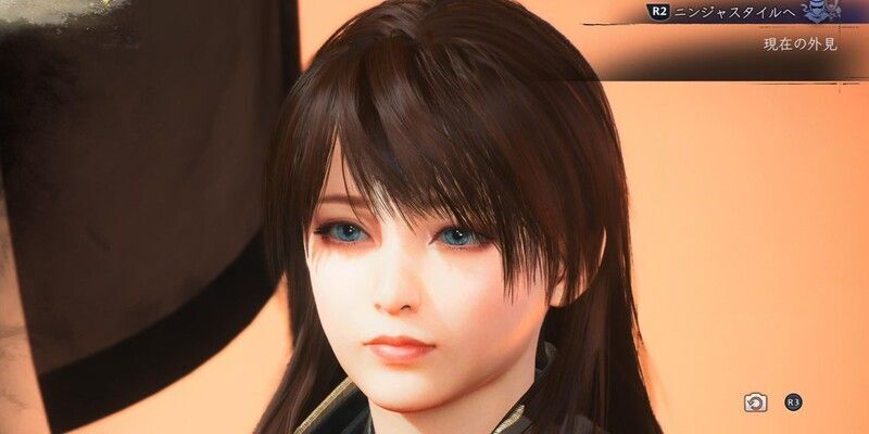 黒髪美女・前髪あり