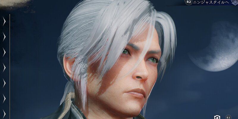 高貴風な銀髪イケメン