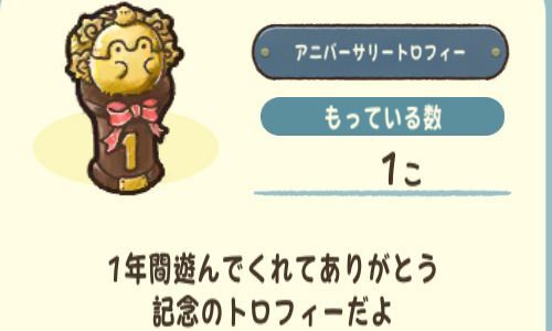 アニバーサリートロフィー