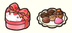 バレンタインプレゼント、バレンタインチョコ