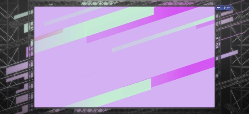画面全体が紫にフェード