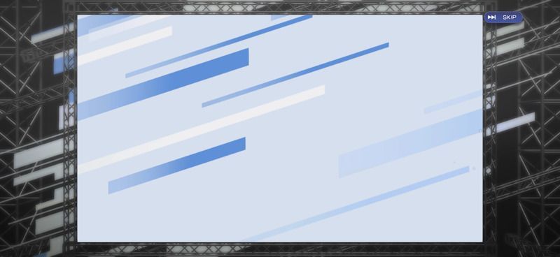 画面全体が青色にフェード