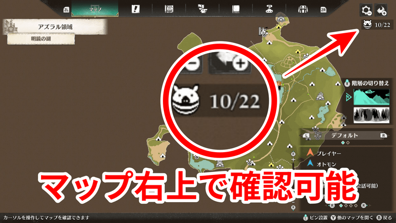 マップ確認
