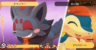 デリバリー_ゾロア＆ヒノアラシ1