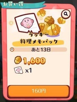 ラッキー　料理メモパック2