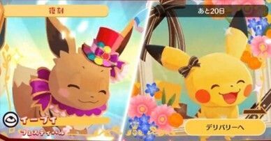 デリバリー_イーブイフェスティバル＆ピカチュウフラワーフレーム1