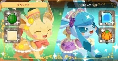 デリバリー_リーフィア＆グレイシアスプリングフラワー1