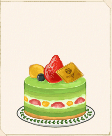 ホールの抹茶ショートケーキ