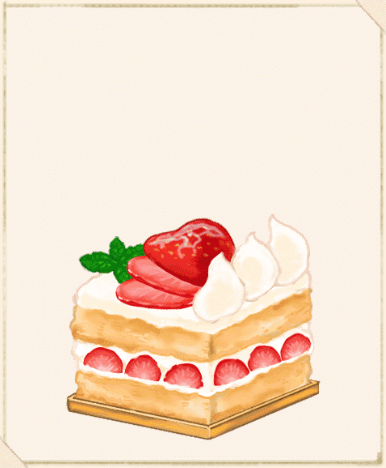 スクエアショートケーキ