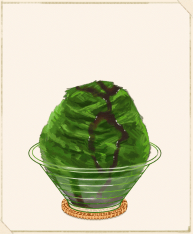 ふわふわ濃厚抹茶氷