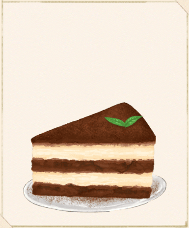 ケーキ風ティラミス