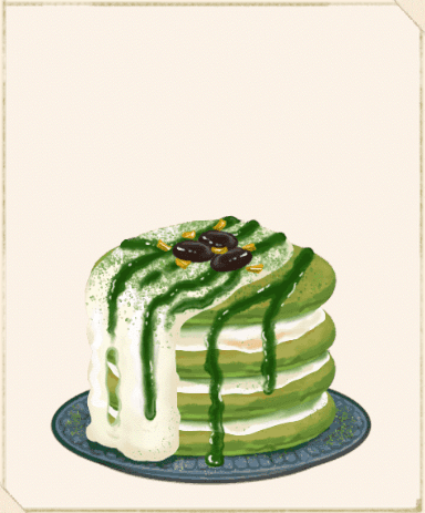 抹茶パンケーキ２