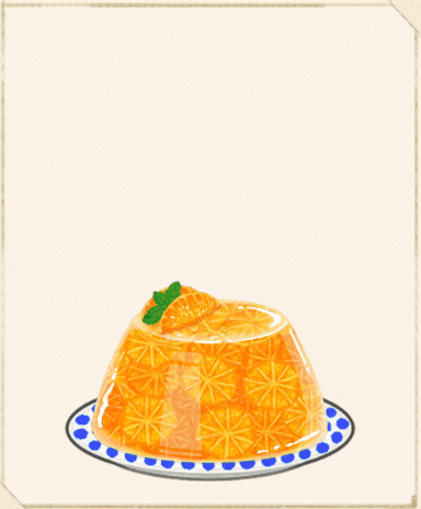 オレンジゼリーケーキ