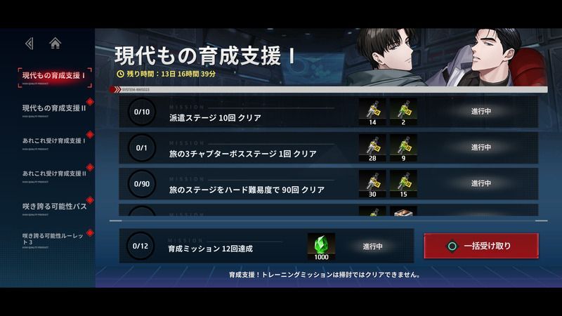 現代もの育成支援Ⅰ