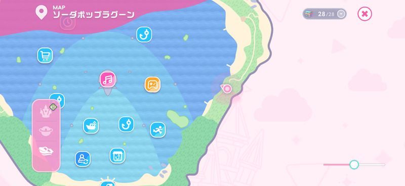 ボートを降りた先に