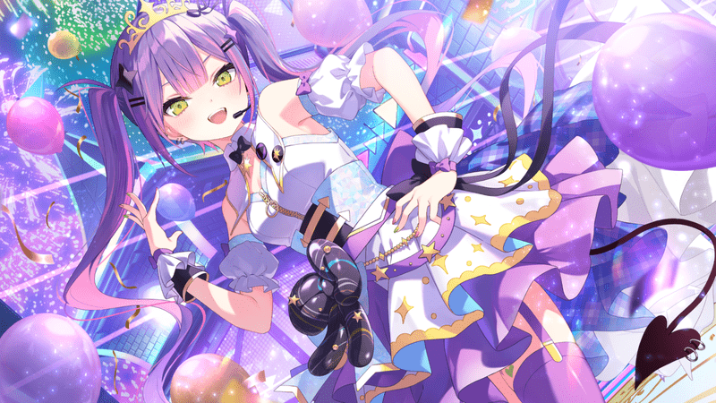 常闇トワ（余裕ぶっこくナイトライブ）のイラスト