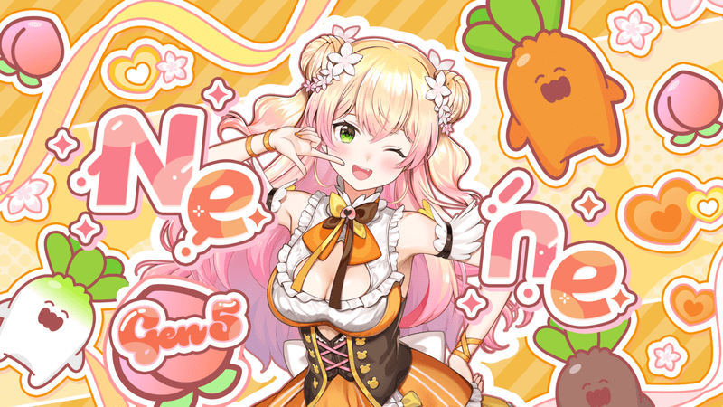 桃鈴ねね（We are hololive!）のイラスト