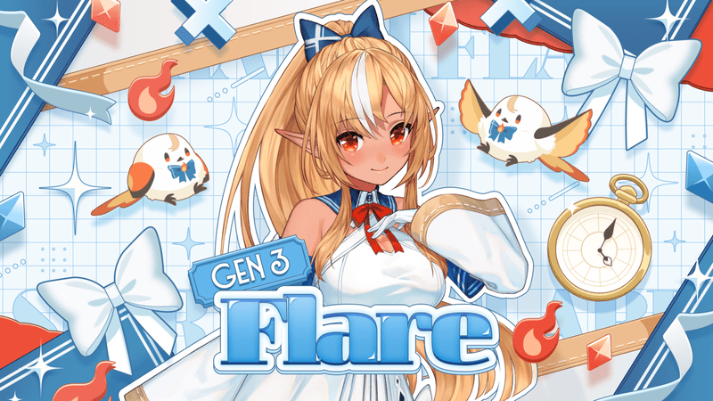 不知火フレア（We are hololive!）のイラスト