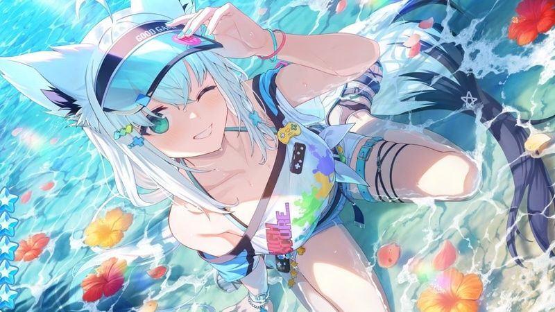 白上フブキ(渚で魅せるtwinkle)