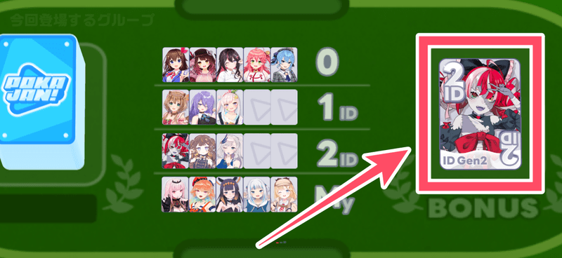 ボーナスホロメン