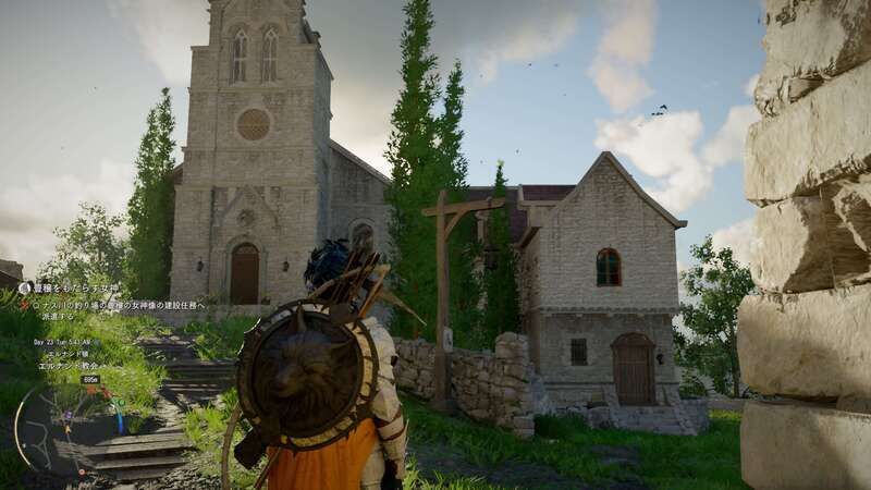 エルナンドの教会のゲーム画面