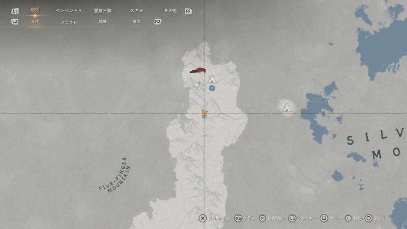 霜爪のシロクマの出現場所