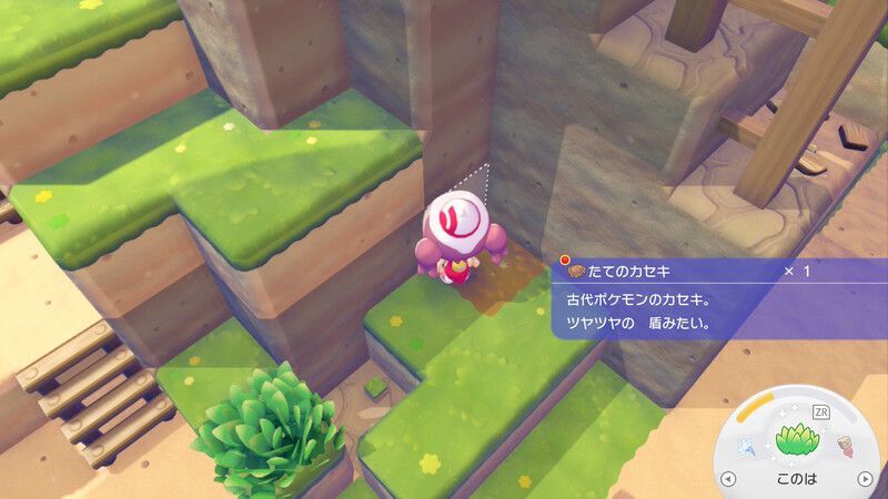 たてのカセキ入手
