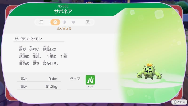 サボネア図鑑