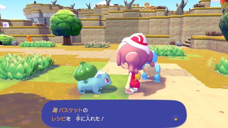 バスケットのレシピ入手