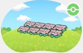 花いっぱいの景色アイコン