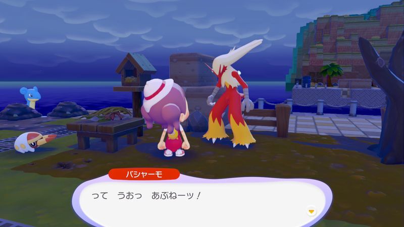 バシャーモ出会い2