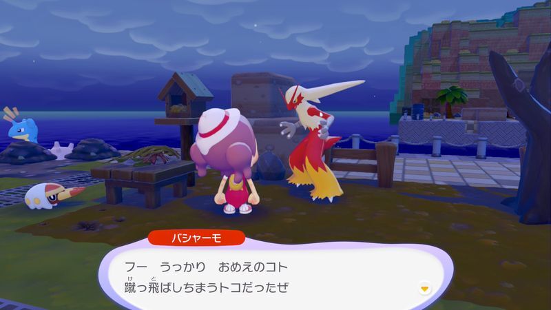バシャーモ出会い3