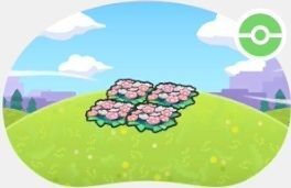 高台の花畑アイコン