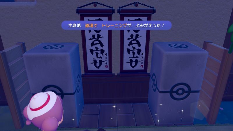 道場で トレーニング作成
