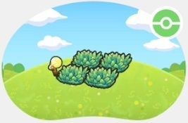 照らされた草むらアイコン