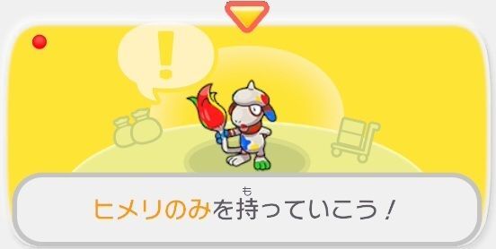 ヒメリのみを持っていこう！1