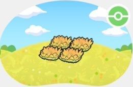 黄色の草むらアイコン