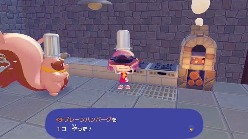 プレーンハンバーグ料理