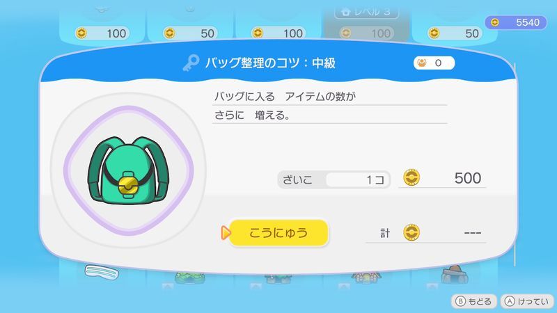バッグ整理のコツ：中級商品