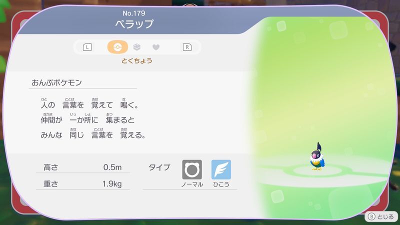 ペラップ図鑑