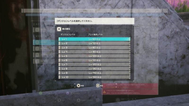 ダンジョンレベル