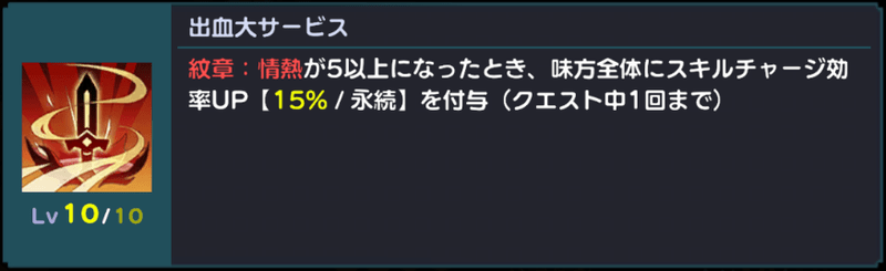 出血大サービス