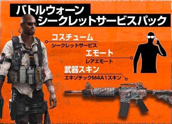 バトルウォーンシークレットサービスパック