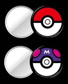 オリジナル缶ミラー「モンスターボール柄」「マスターボール柄」