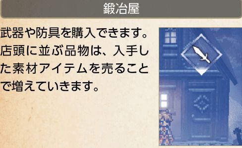 装備についての解説画像